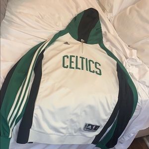 Celtics adidas 1/4 zip up